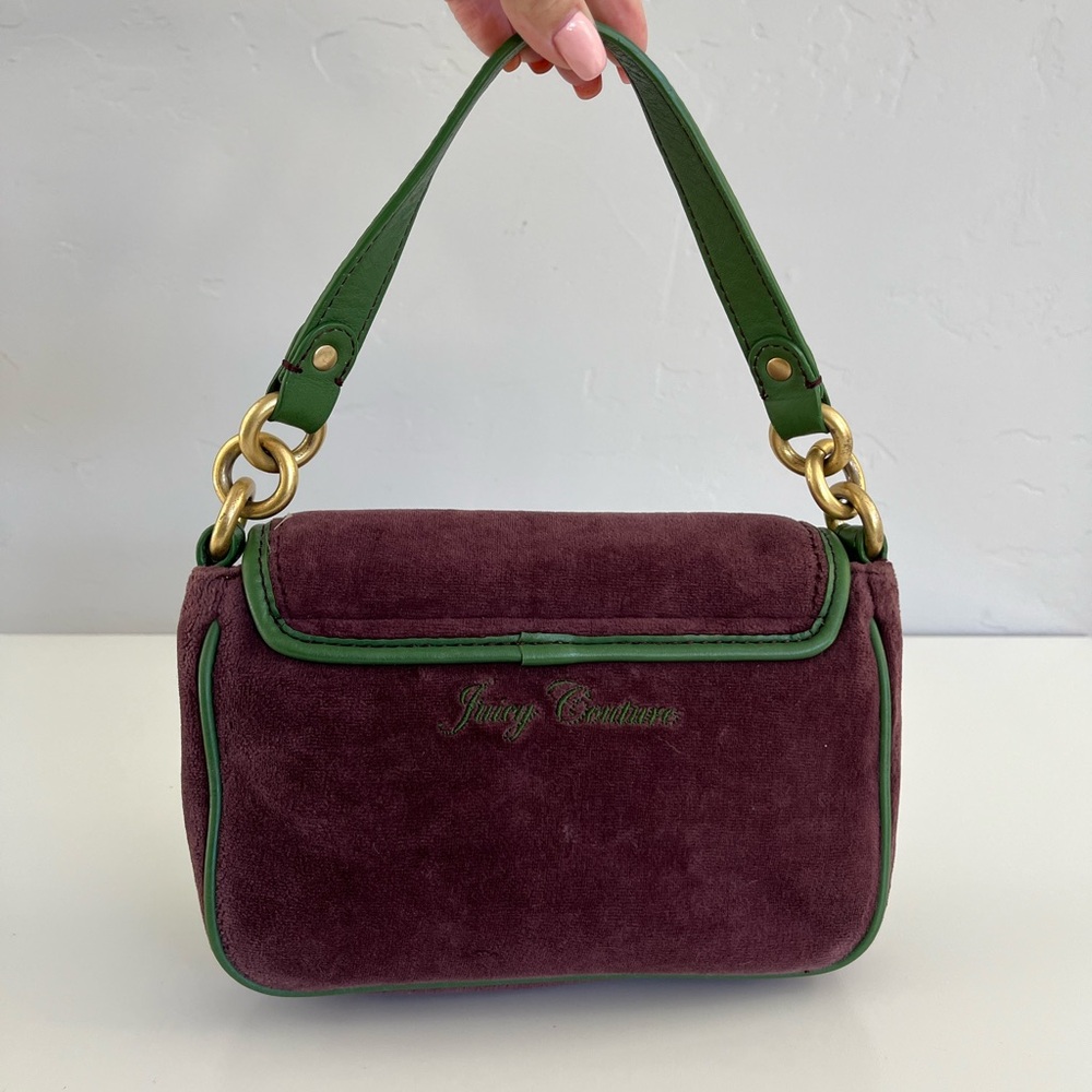 VTG Y2K JUICY COUTURE Velour Mini Bag - Picture 3 of 12